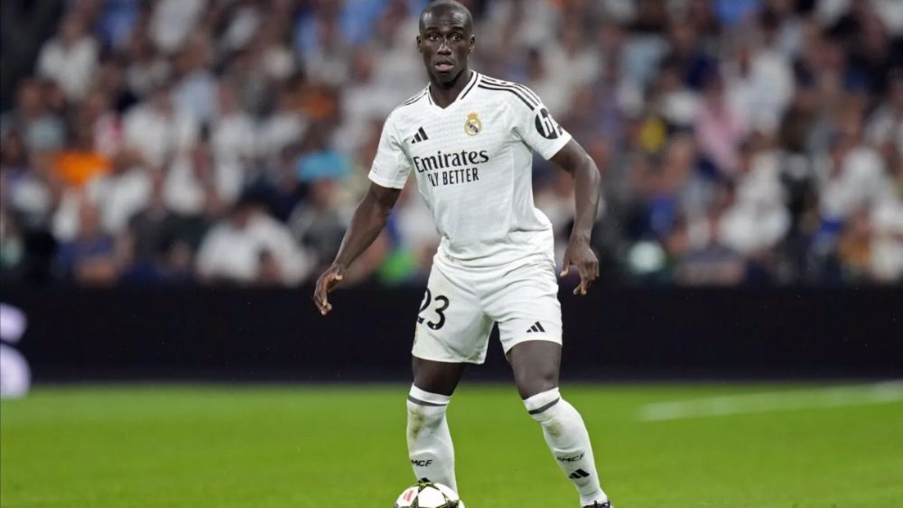 Ferland Mendy, en un partido de esta temporada con el Madrid en la Liga de Campeones.