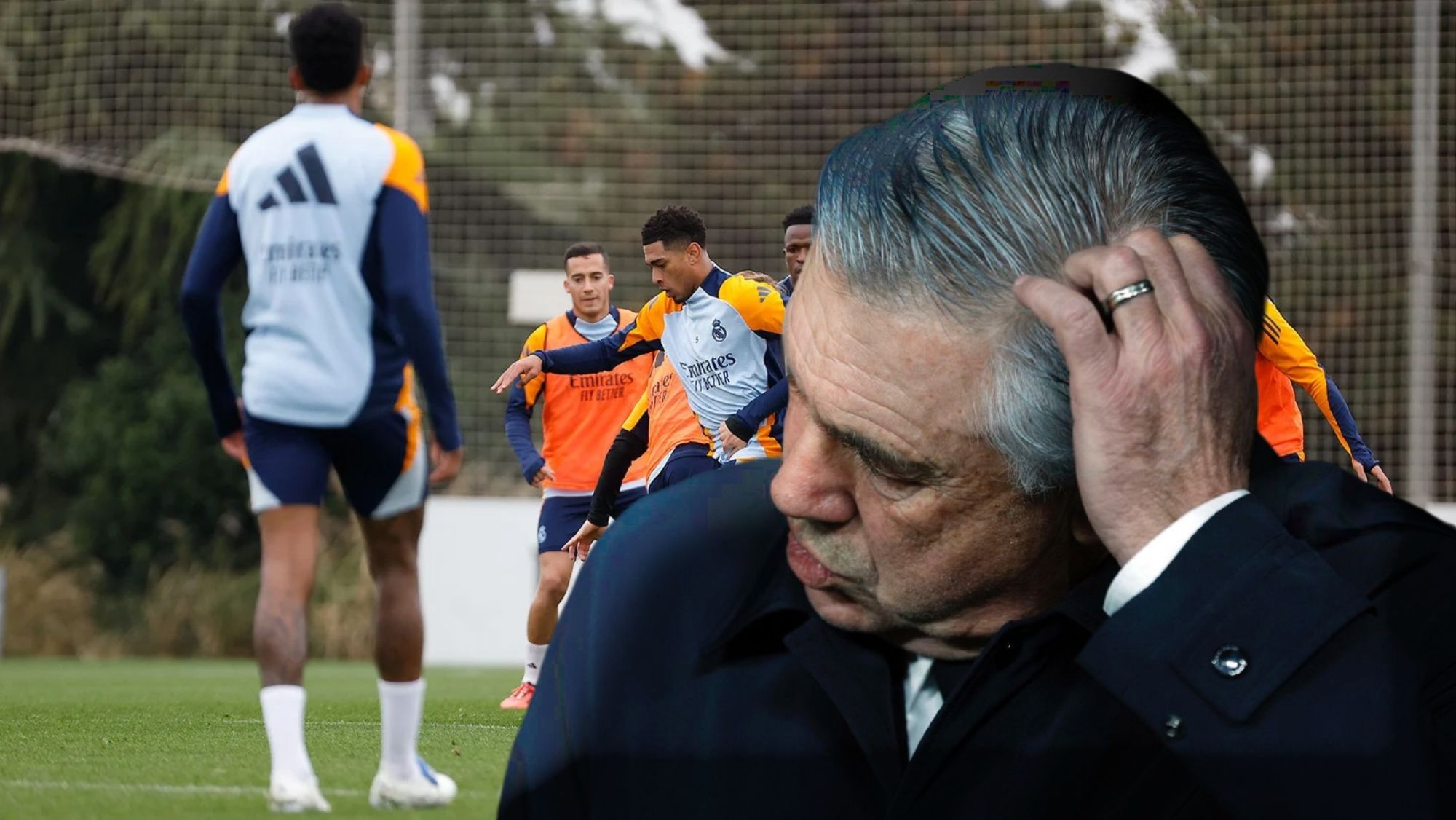 Carlo Ancelotti sigue sin dar con la tecla y podría realizar grandes cambios en los próximos partidos del Madrid.