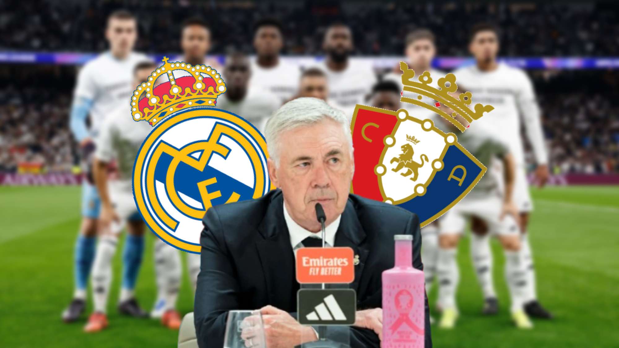 Ancelotti revoluciona el once contra Osasuna