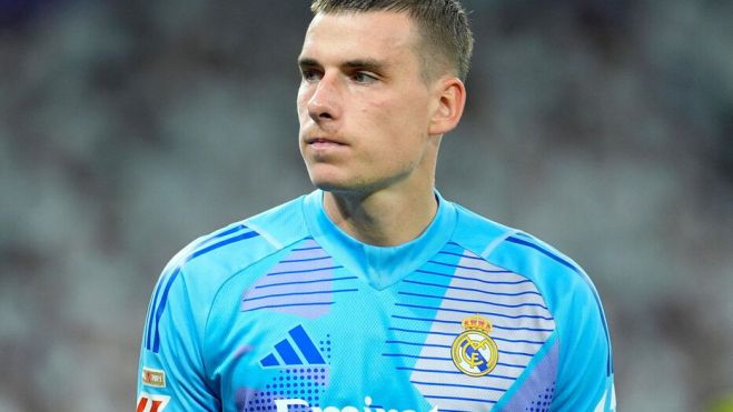 Andriy Lunin, portero del Real Madrid.