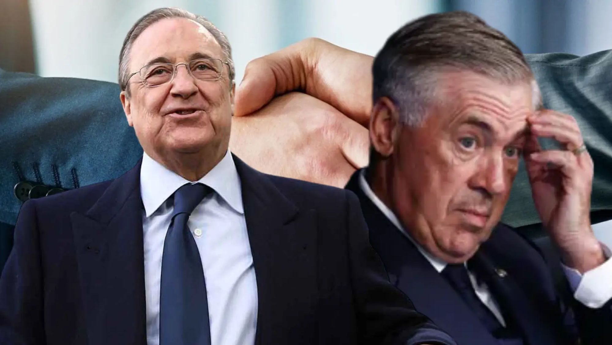 Florentino Pérez y Carlo Ancelotti sellan un pacto en relación con un futbolista del Madrid.