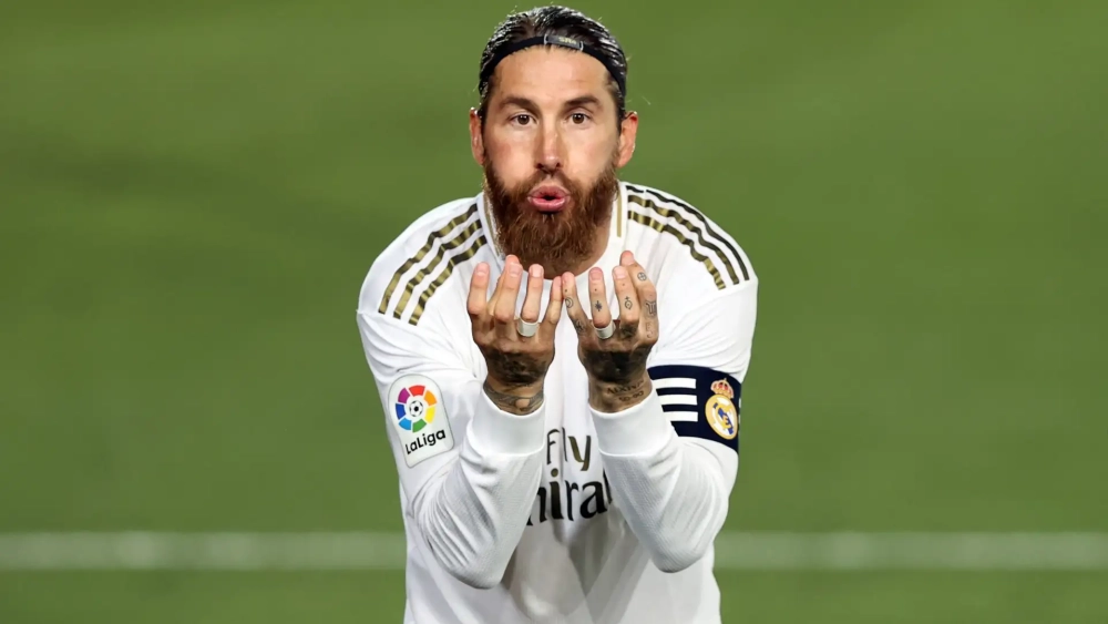 Sergio Ramos con el Real Madrid