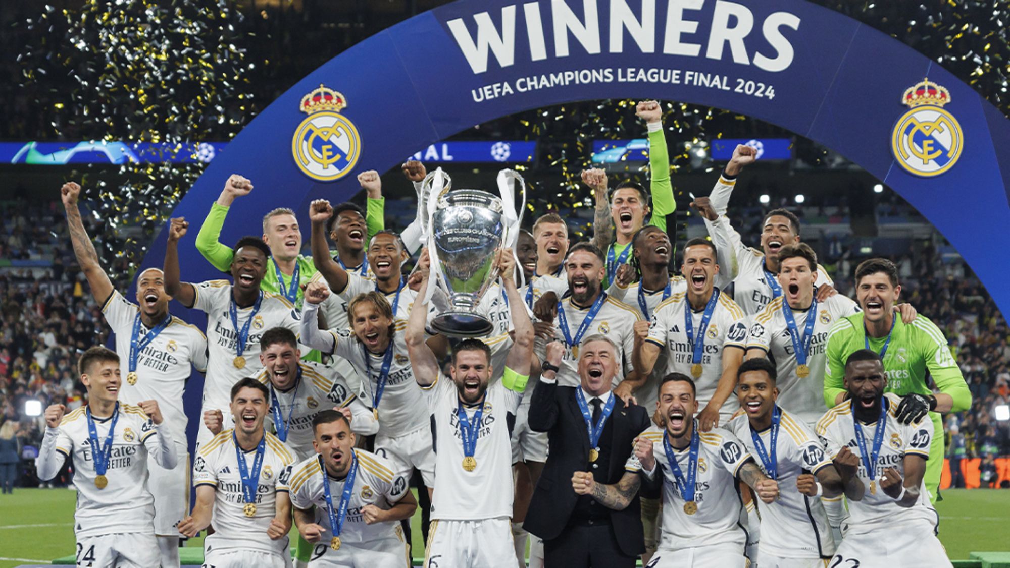 El Real Madrid se hizo con la Liga de Campeones la temporada pasada.