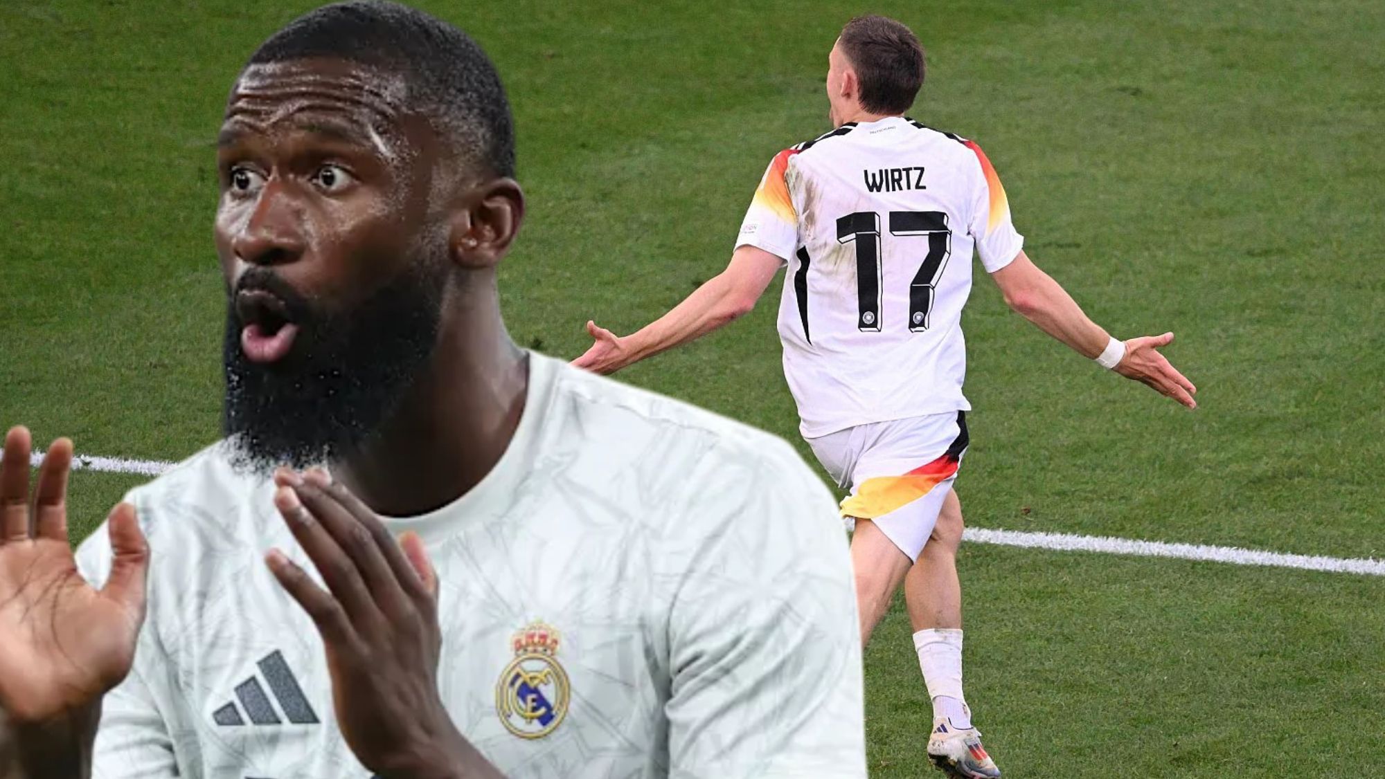 Antonio Rudiger podría resultar fundamental en el fichaje de Florian Wirtz por el Real Madrid.