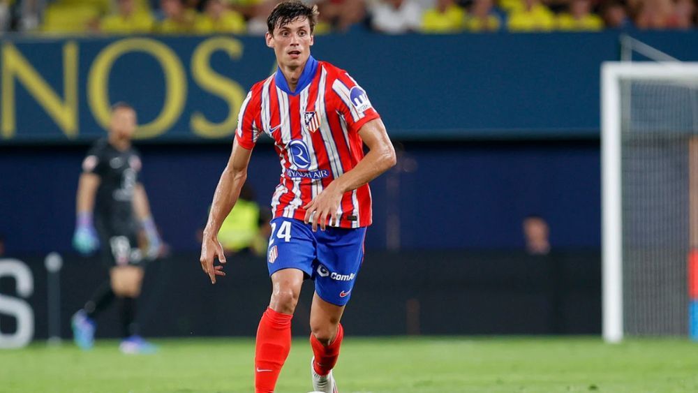 Robin Le Normand, en un partido de este curso con el Atlético de Madrid.