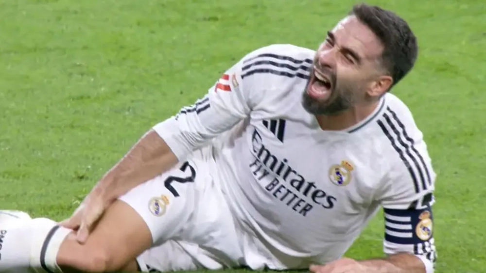 Lesión de Dani Carvajal frente al Villarreal CF.