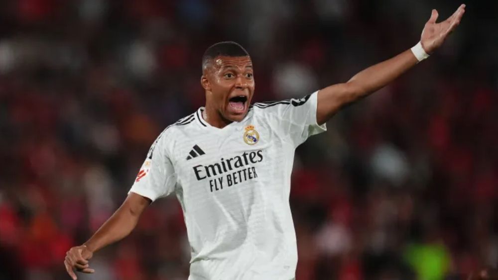 Kylian Mbappé, durante un partido de esta temporada con el Madrid.