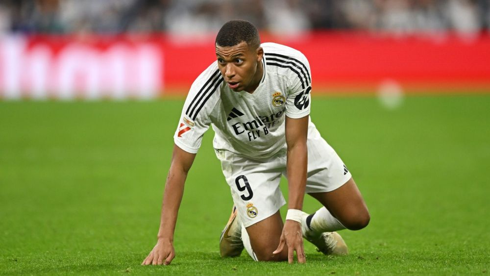 Kylian Mbappé en el partido contra el Osasuna.