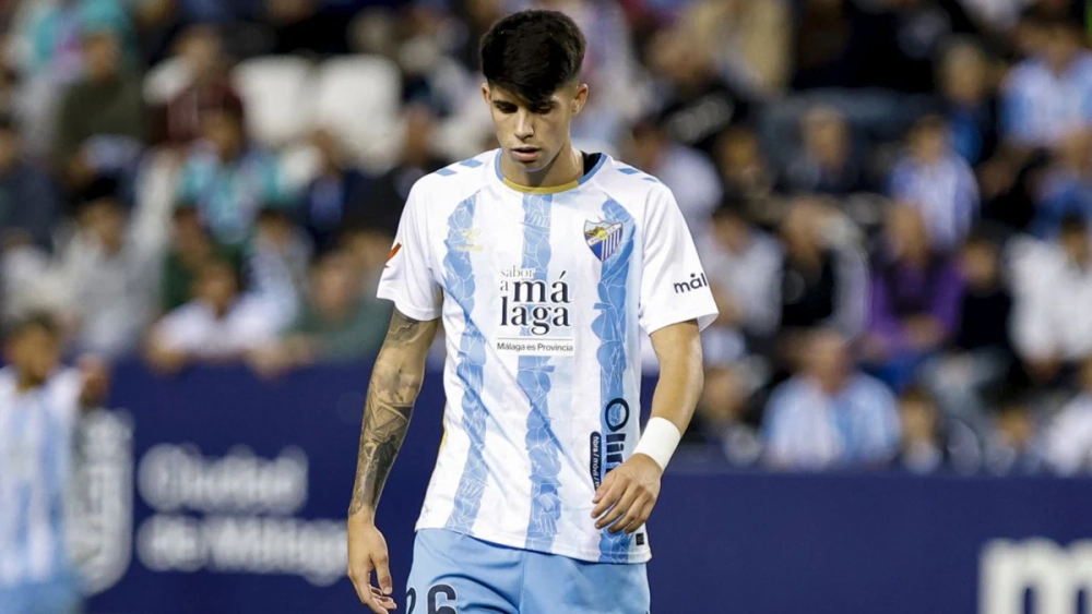 Antoñito con el Málaga