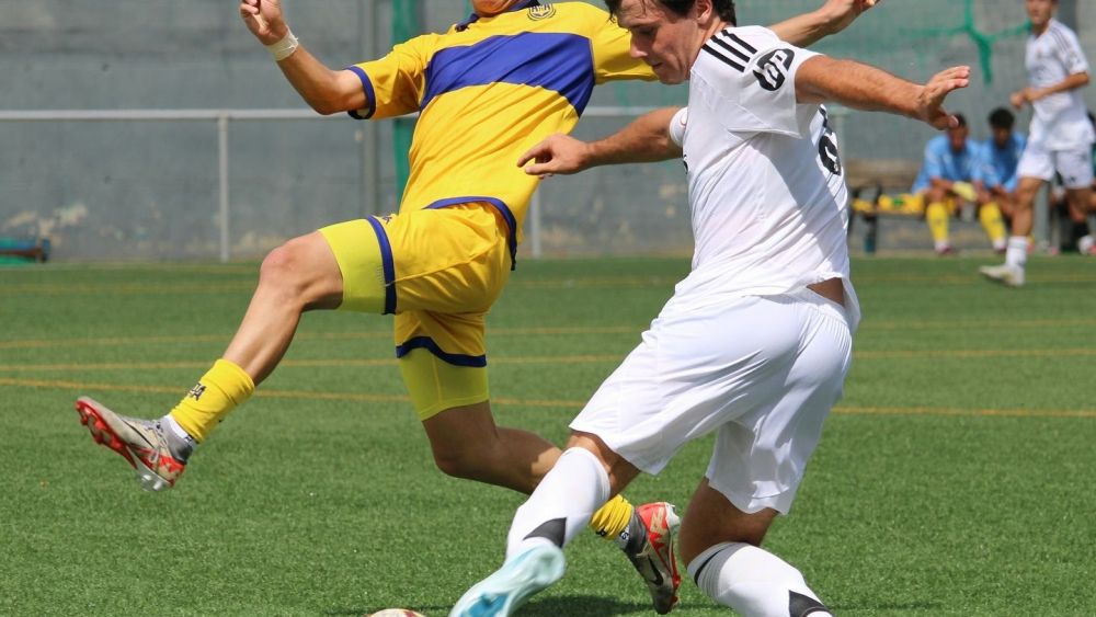 Jaime Barroso con el Real Madrid Castilla