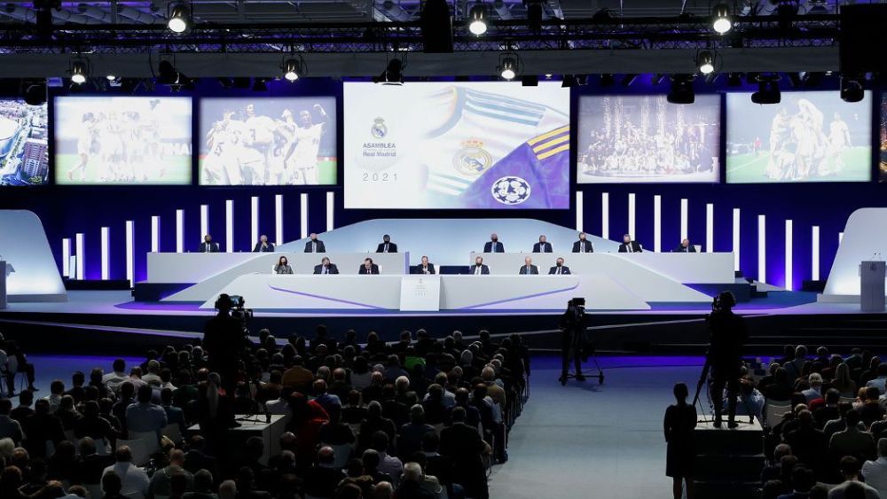 Una reciente Asamblea de Socios del Real Madrid.