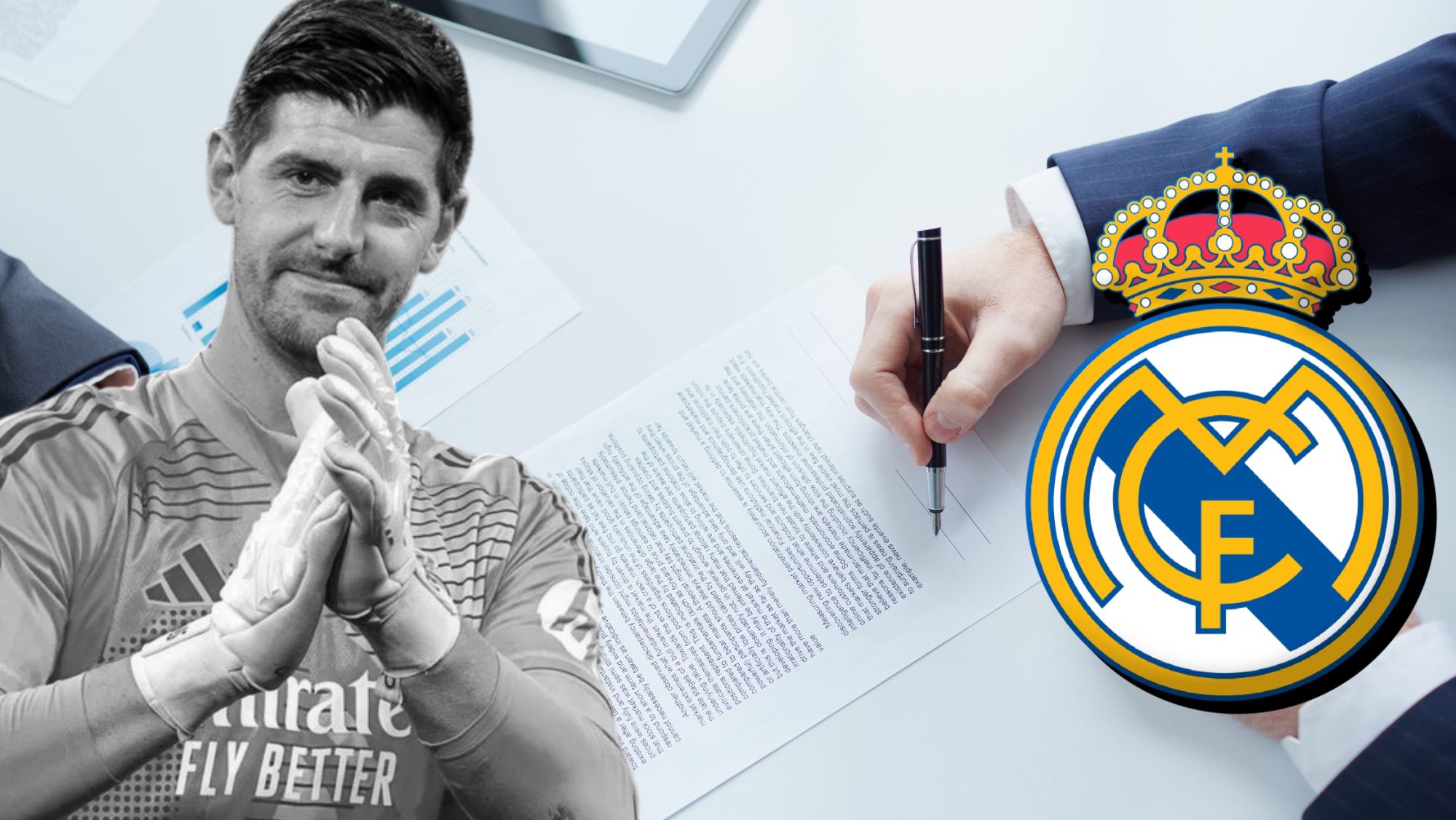 El Madrid trabaja en tener un sustituto para Courtois, que ya supera la treintena y ha tenido varias lesiones musculares recientemente.