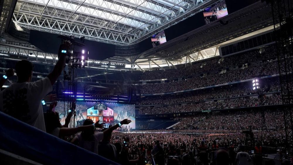 Concierto de la cantante Taylor Swift en el Bernabéu, este verano.