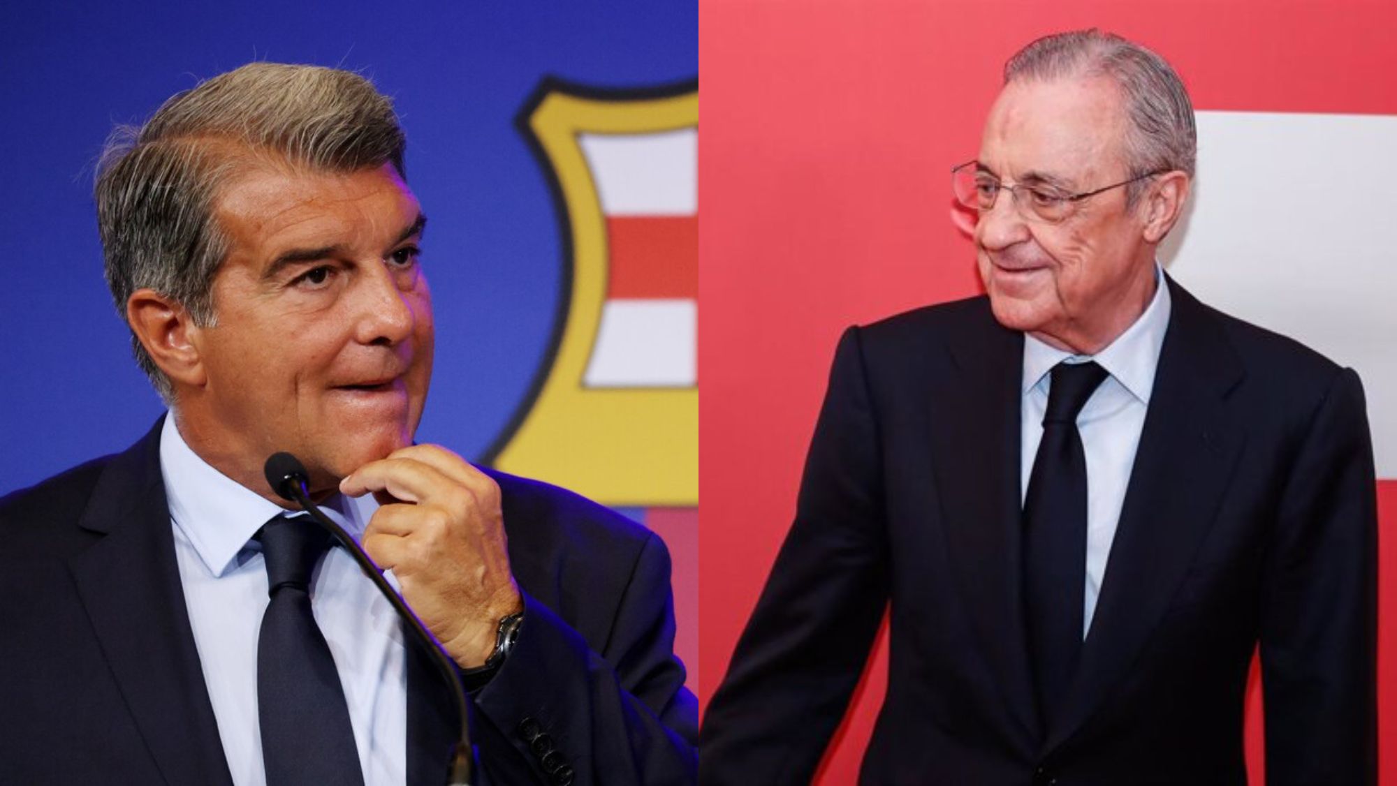 Joan Laporta y Florentino Pérez siguen al mismo jugador: ¿se impondrá el Madrid frente al Barceloan?