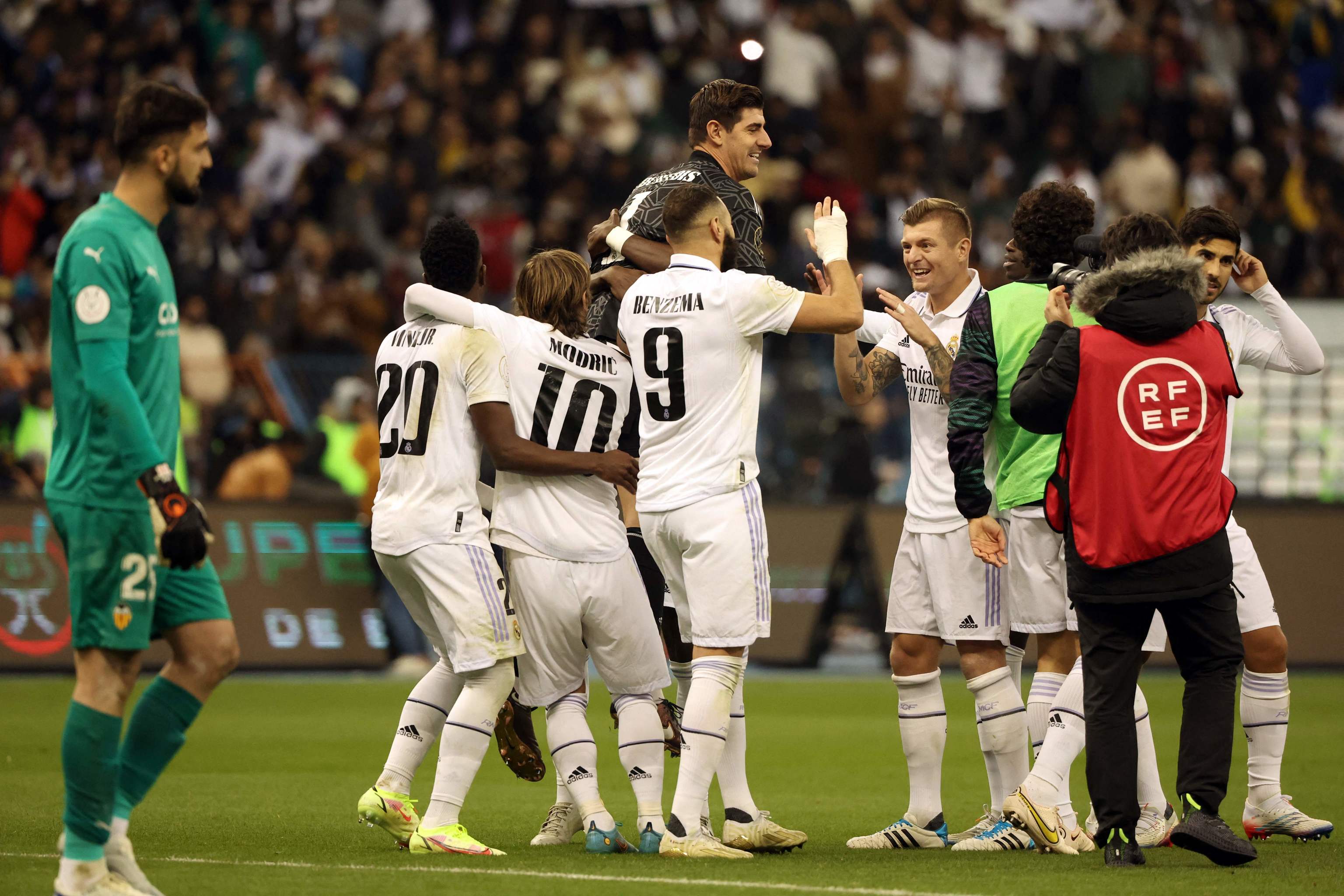 Thibaut Courtois fue el héroe de anoche para el Real Madrid