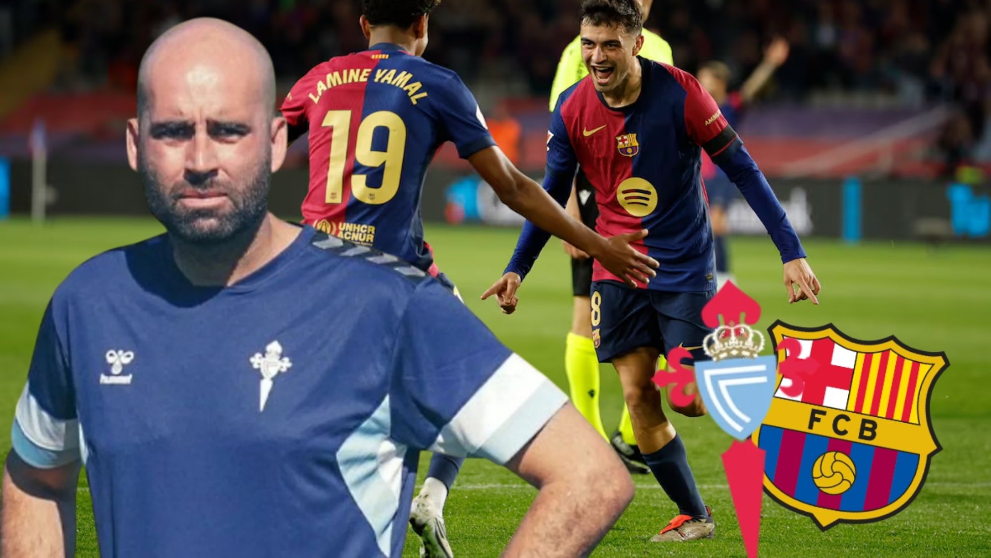 Claudio Giráldez, entrenador del Celta, ha reconocido que quiere que gane la Liga el Barcelona... horas antes de enfrentarse a él.