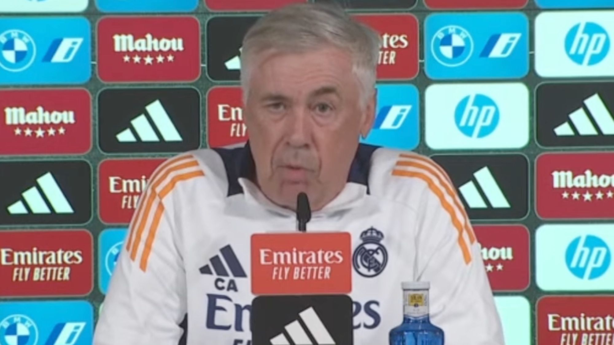 Carlo Ancelotti ha comparecido este sábado para abordar las diferentes claves del partido ante el Leganés.