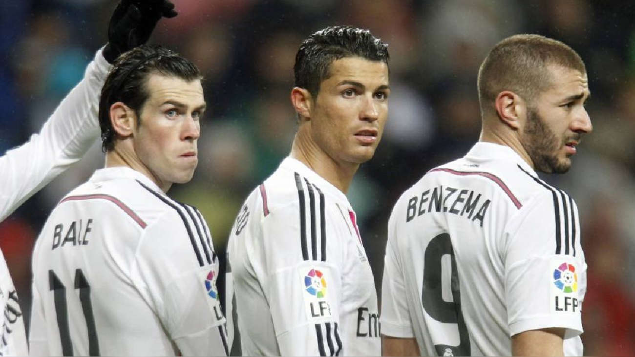 Bale, Cristiano y Benzema la rompieron juntos