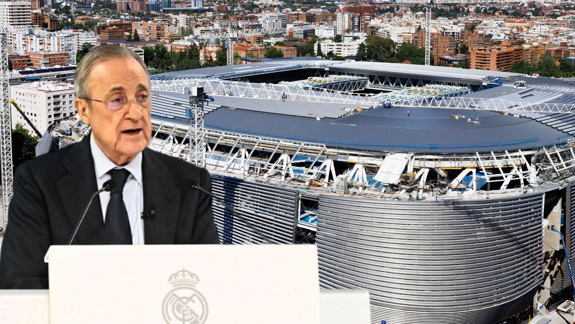 Florentino Pérez ha hablado de la situación del Bernabéu respecto a los conciertos.