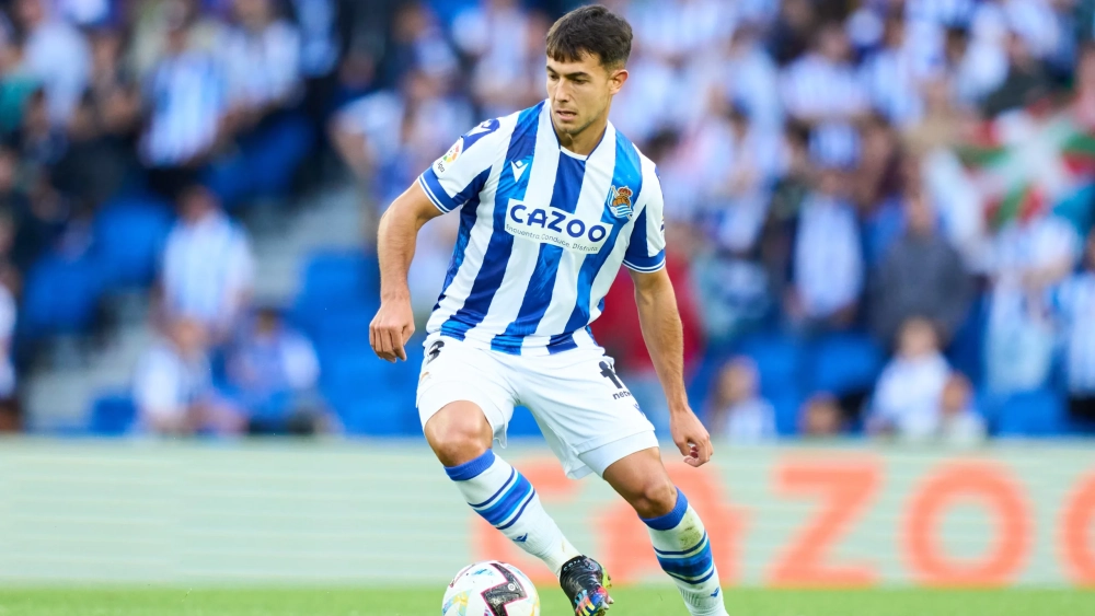 Zubimendi con la Real Sociedad