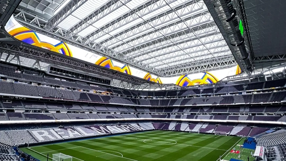 Estadio Santiago Bernabéu en la actualidad