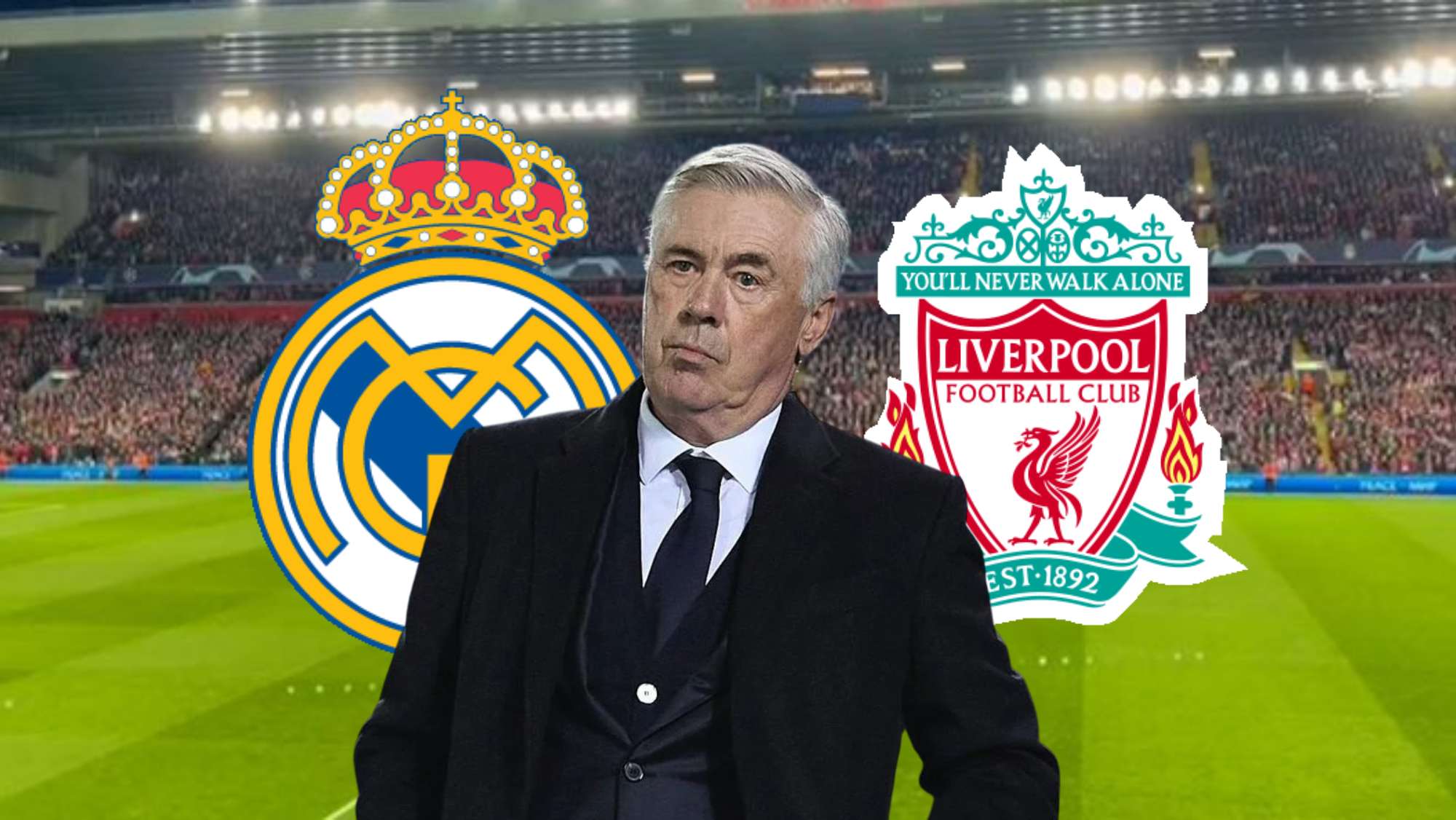 Ancelotti mete algunas variaciones en su XI contra el Liverpool