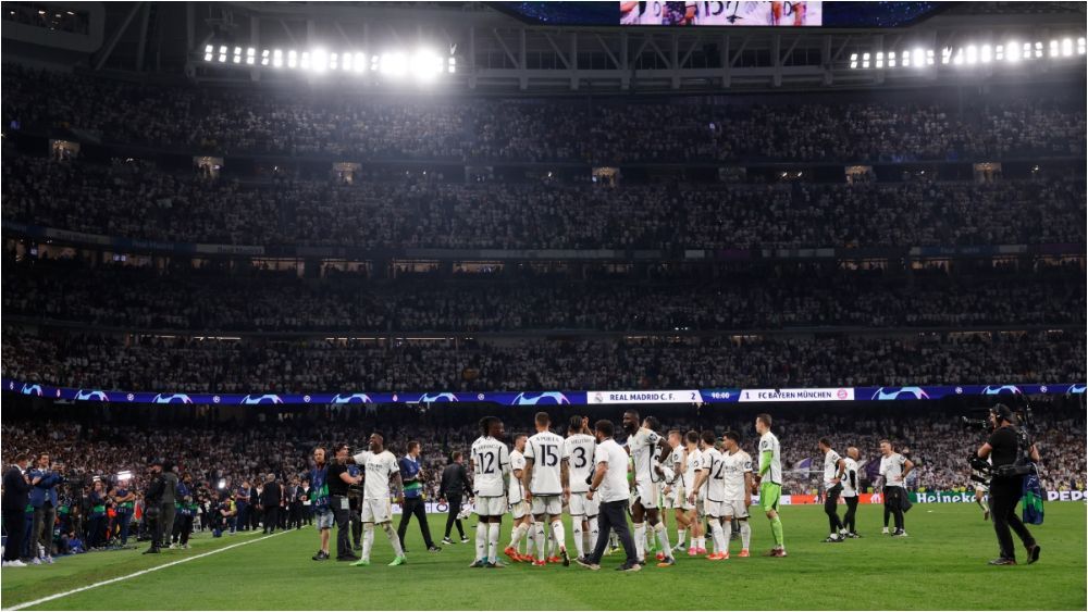 El Santiago Bernabéu, en un partido de Champions durante la pasada temporada.