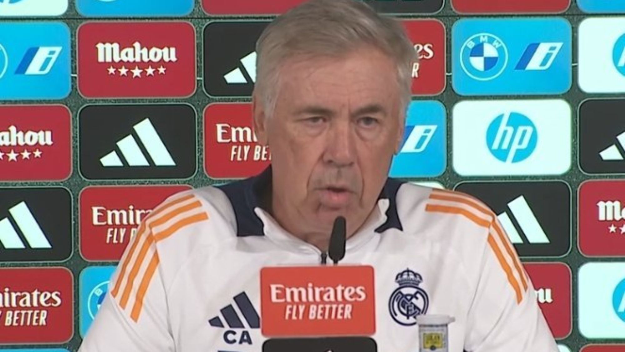 Carlo Ancelotti anuncia una buena notica