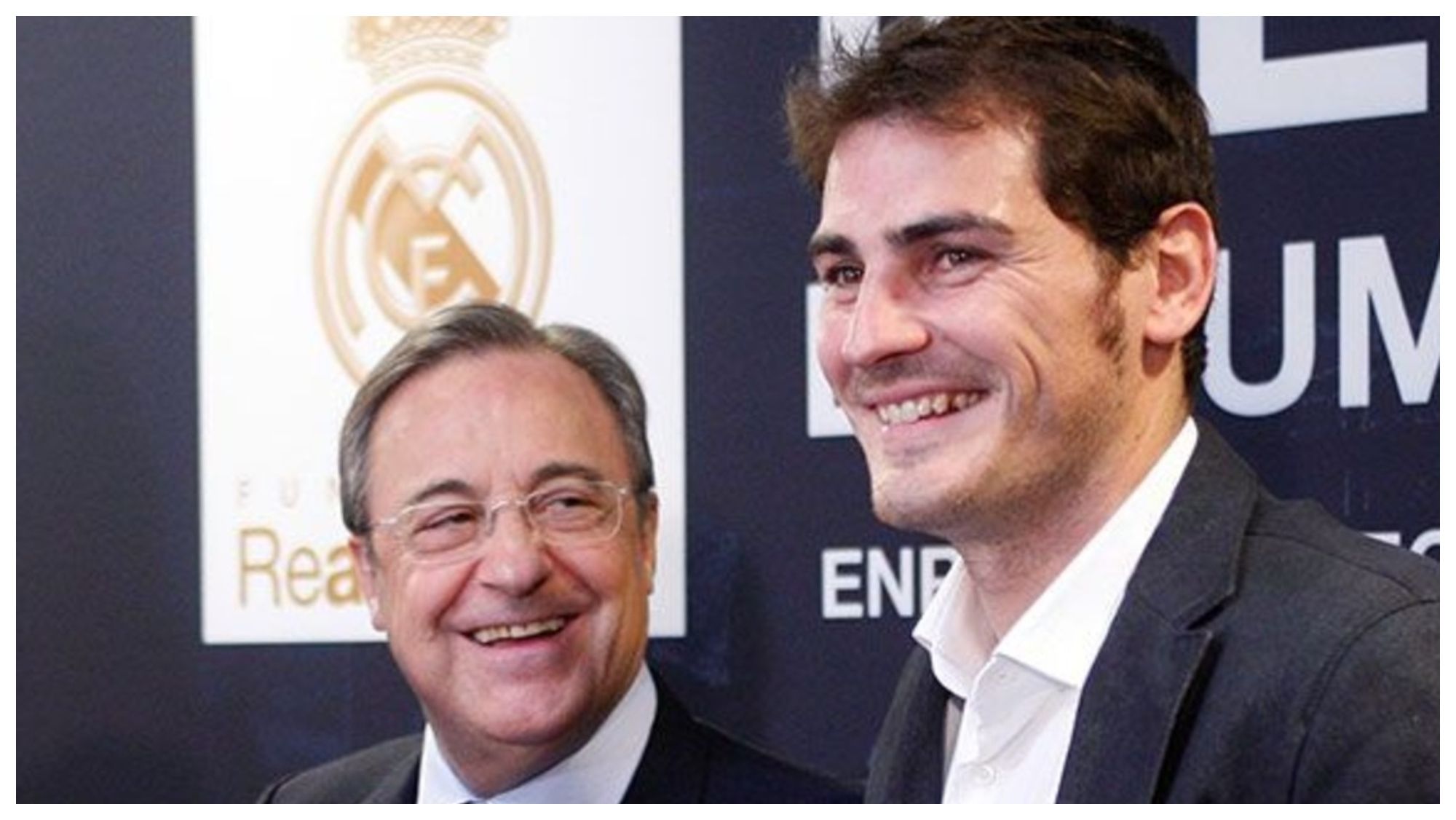 Iker Casillas y Florentino Pérez