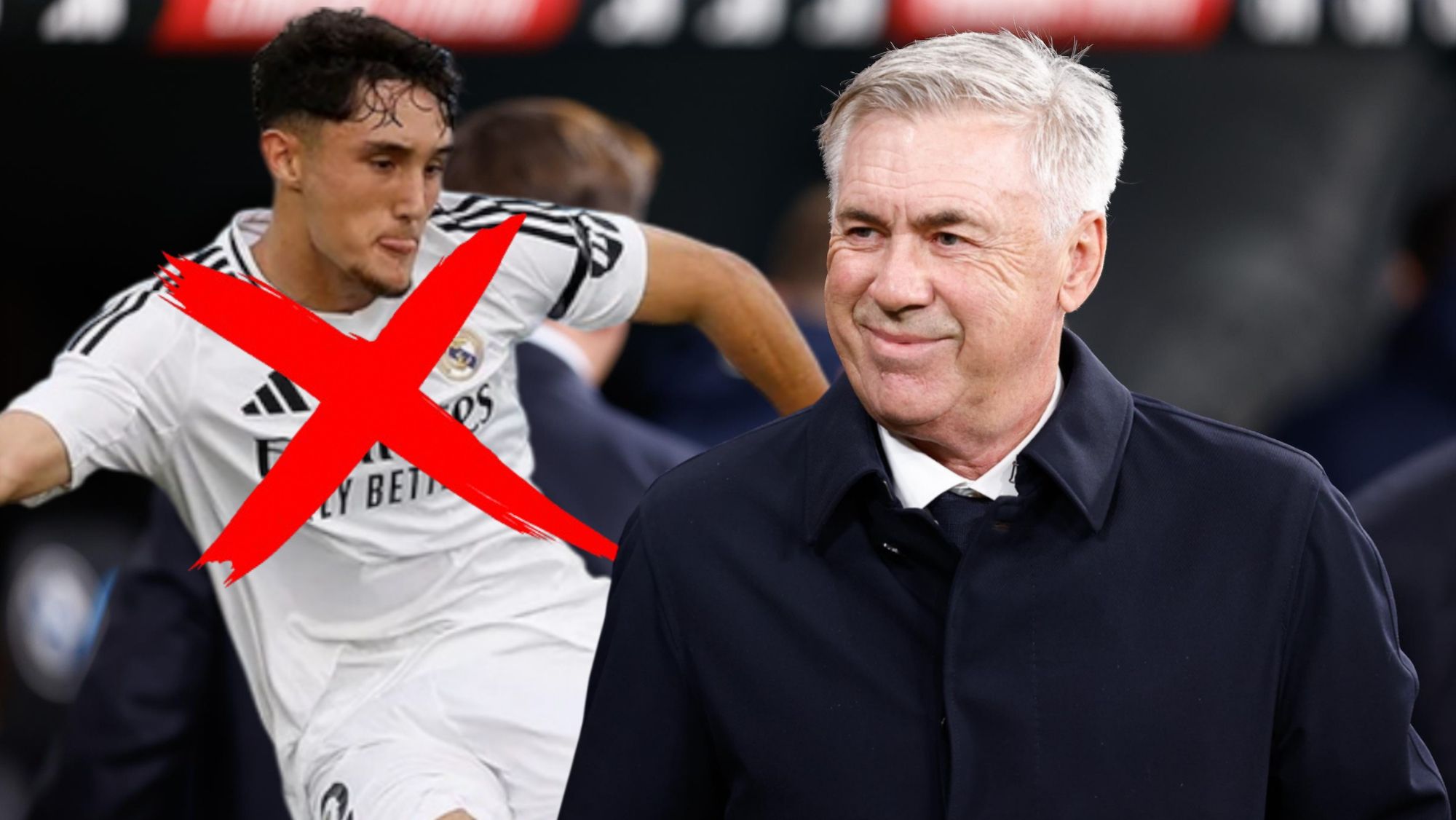 Ancelotti ya tiene a su lateral derecho y deja a Jesús Fortea en un segundo plano.