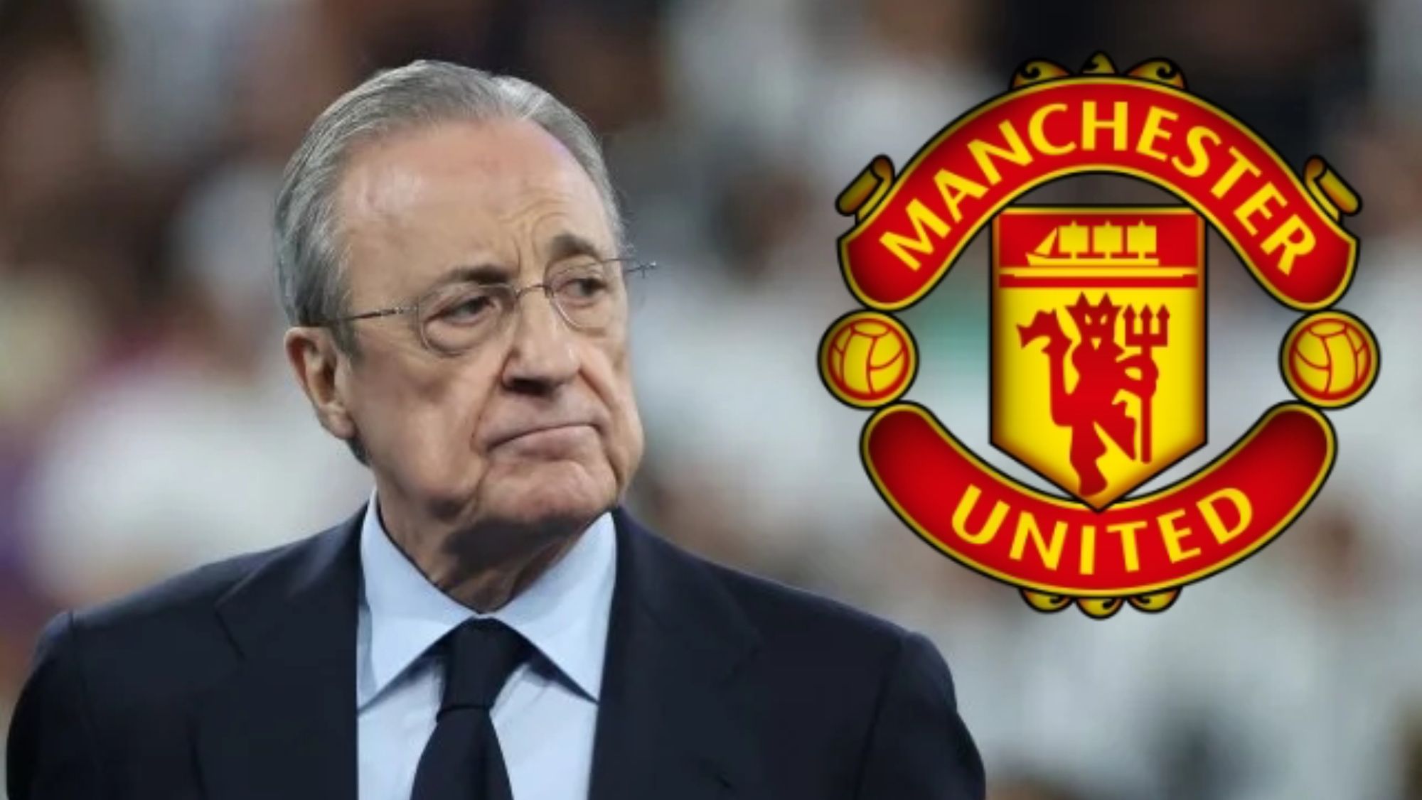 Florentino Pérez podría recibir un duro revés por parte del Manchester United.