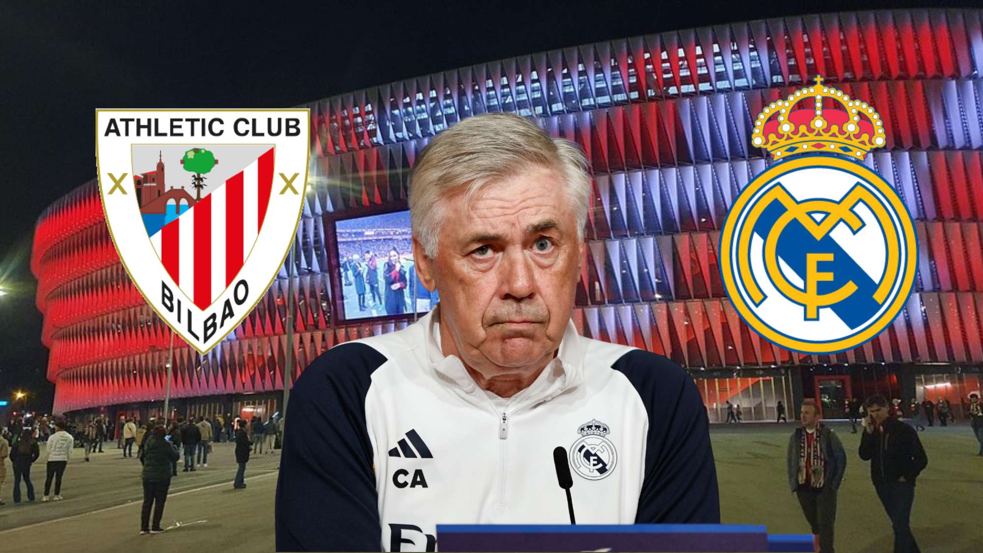 Ancelotti apuesta por Tchouaméni y otra sorpresa contra el Athletic