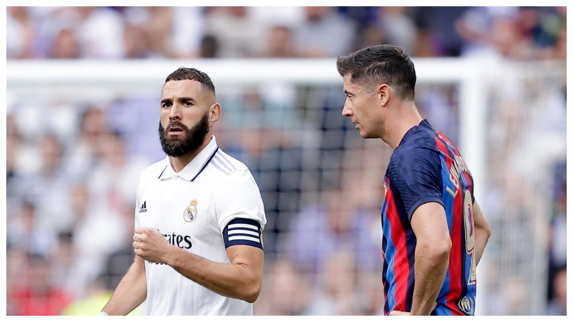 Karim Benzema y Robert Lewandowski