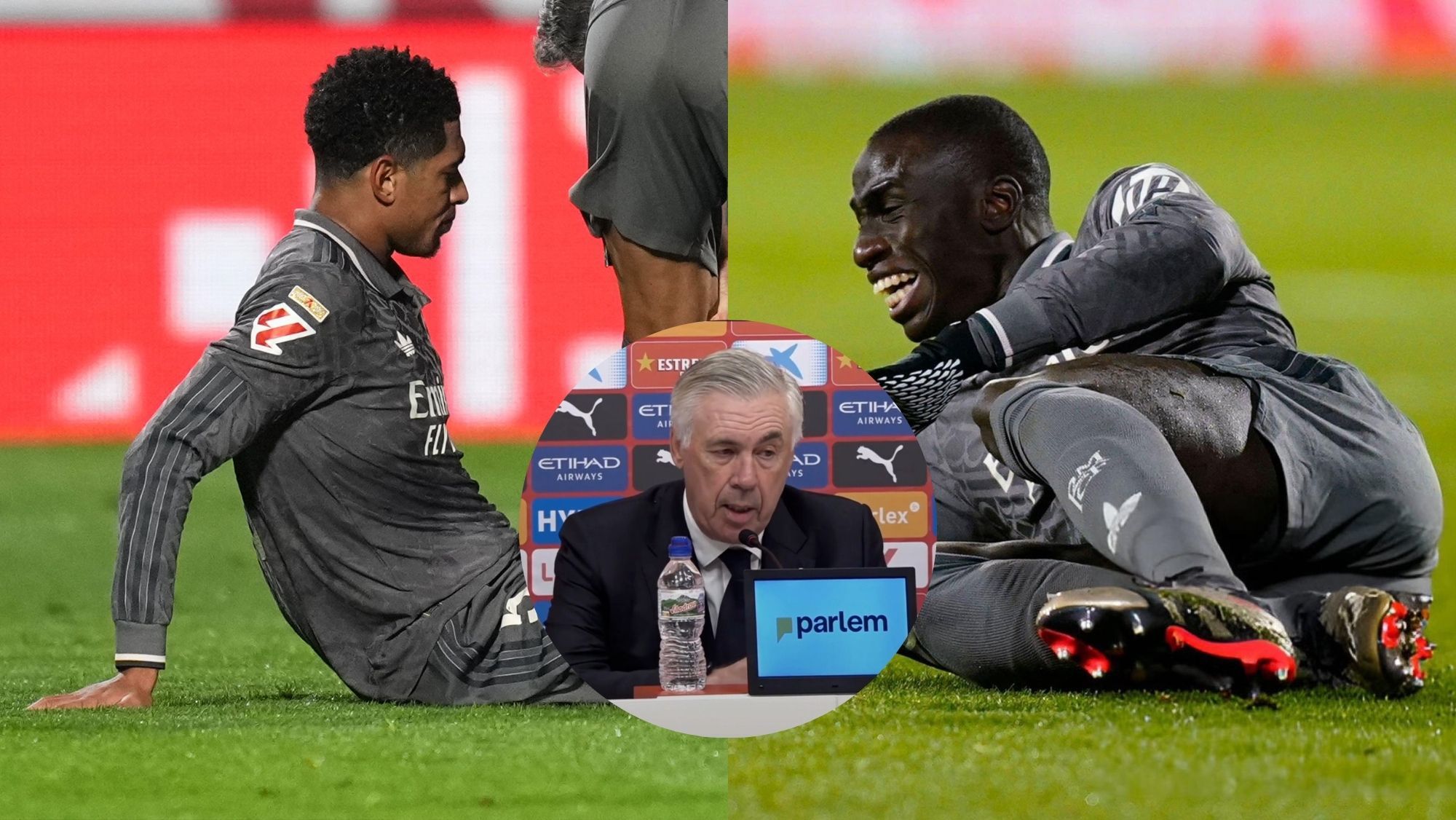 Lesiones de Bellingham y Mendy, en círculo Ancelotti