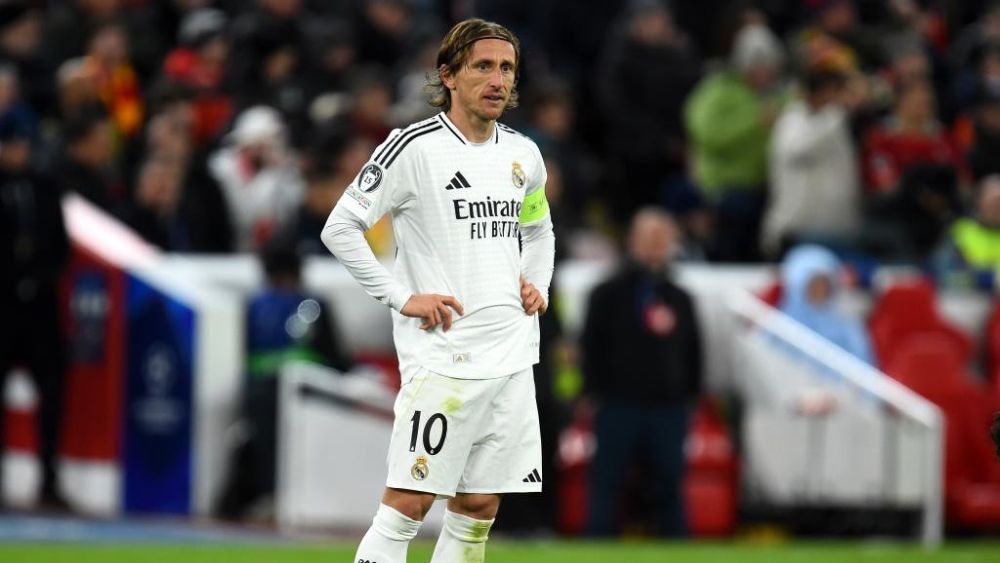 Luka Modric, en un partido de la presente edición de la Champions.