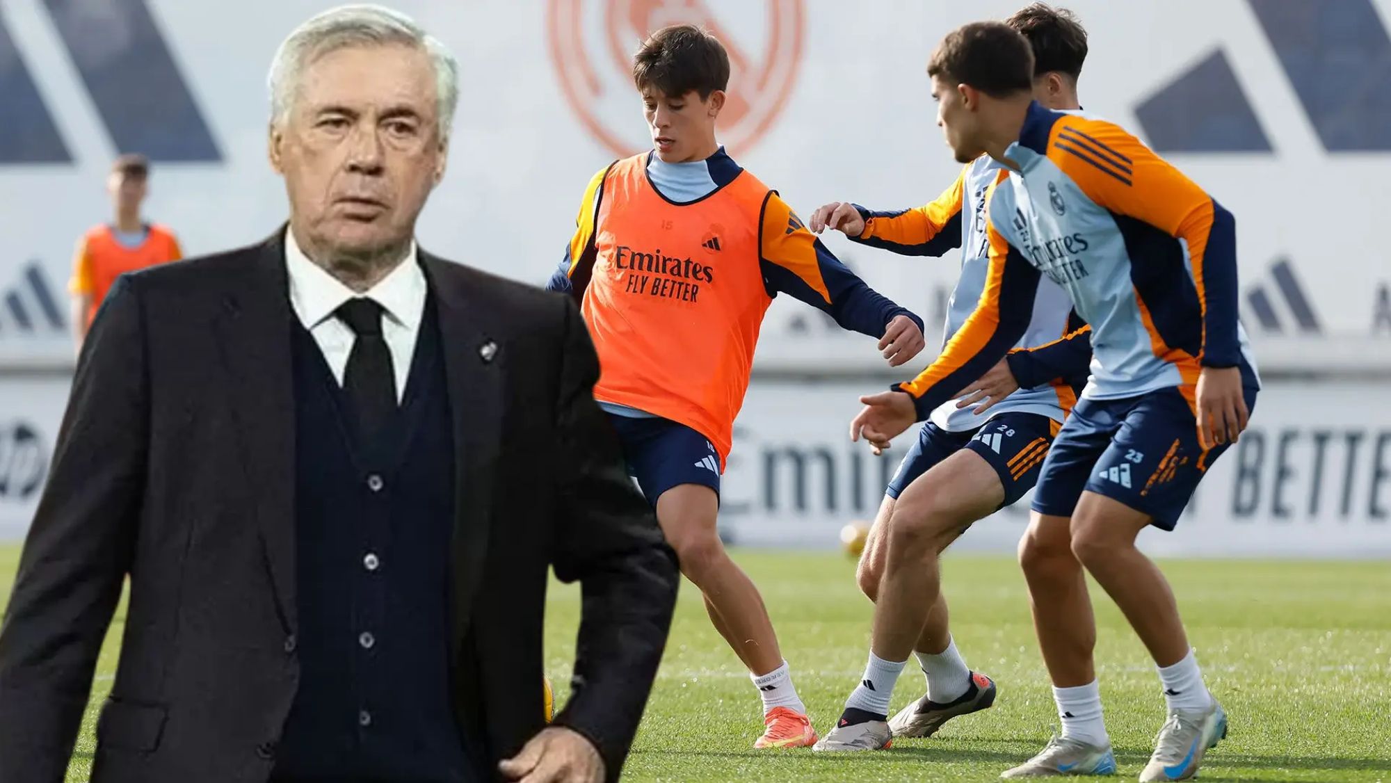 Carlo Ancelotti mueve ficha y ha convocado a un canterano más para visitar este martes a la Atalanta.