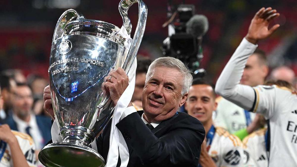 Carlo Ancelotti ha conquistado tres Copas de Europa con el Real Madrid y es el técnico con más 'Orejonas' de la historia.