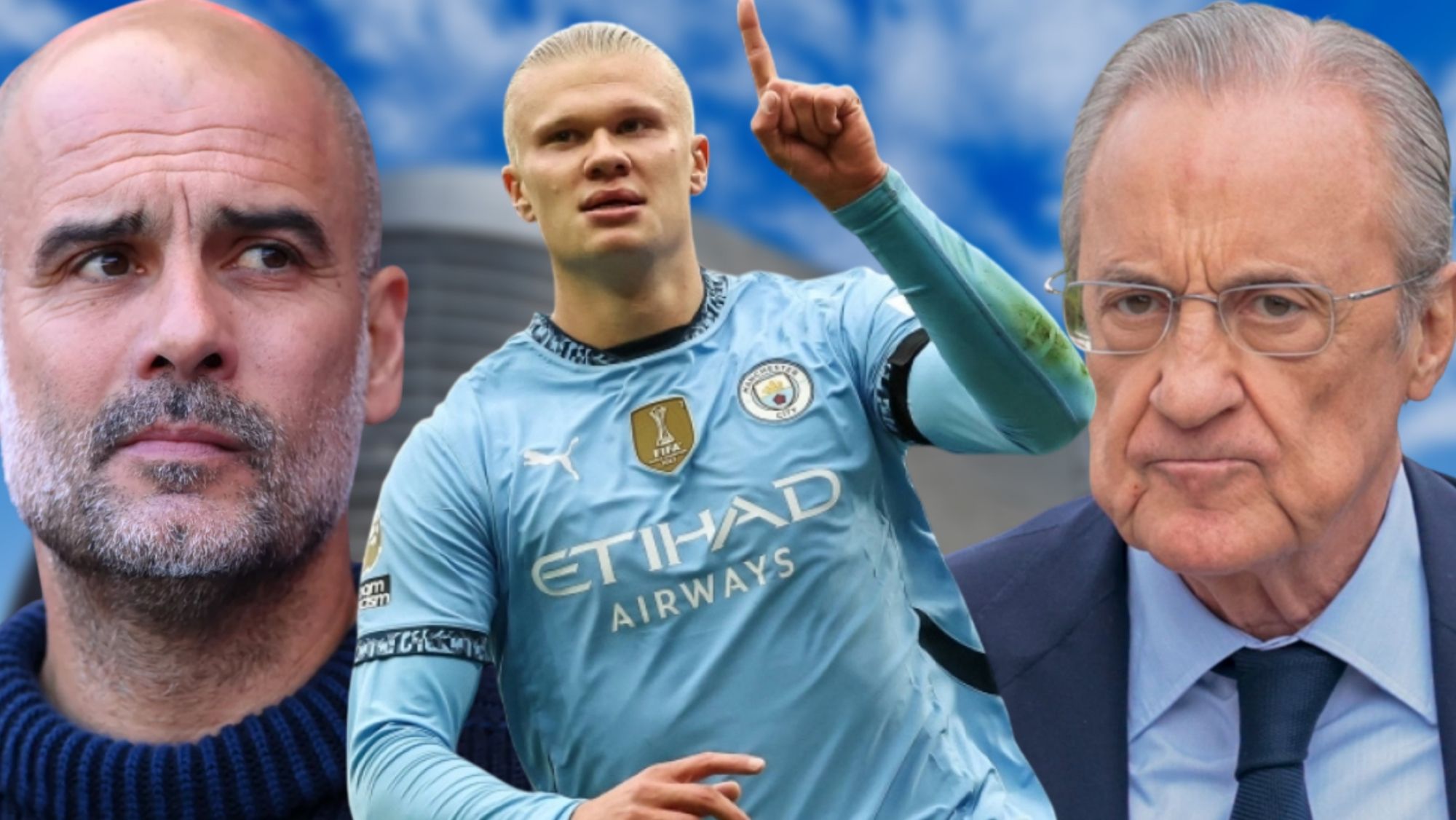 Florentino Pérez no renuncia a hacerse con Erling Haaland... y Pep Guardiola habría aceptado, pero con una condición de por medio.