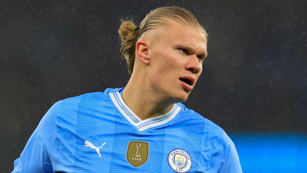 Erling Haaland con el Manchester City