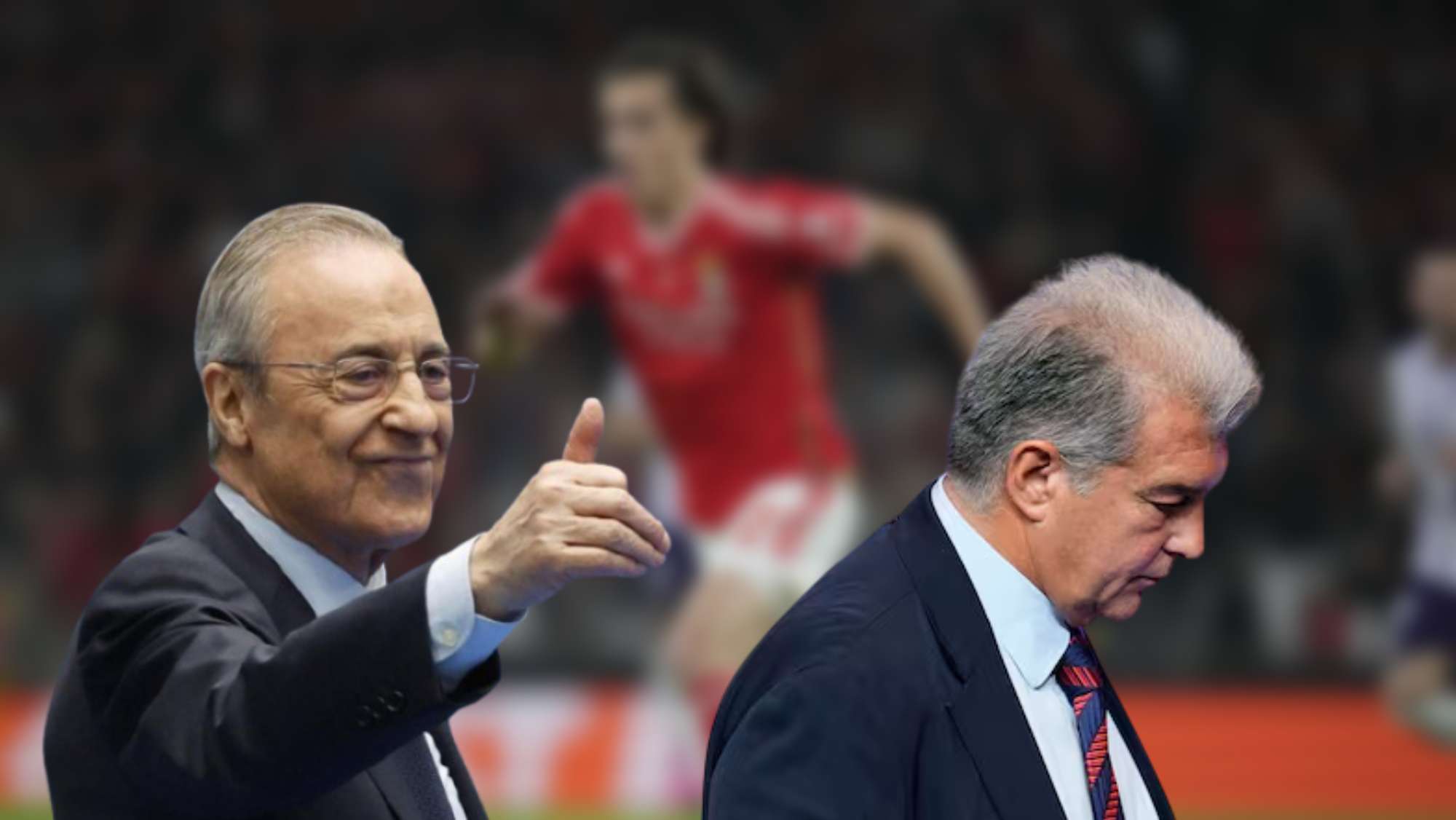 Florentino y Laporta se pegan por el fichaje de Álvaro Carreras