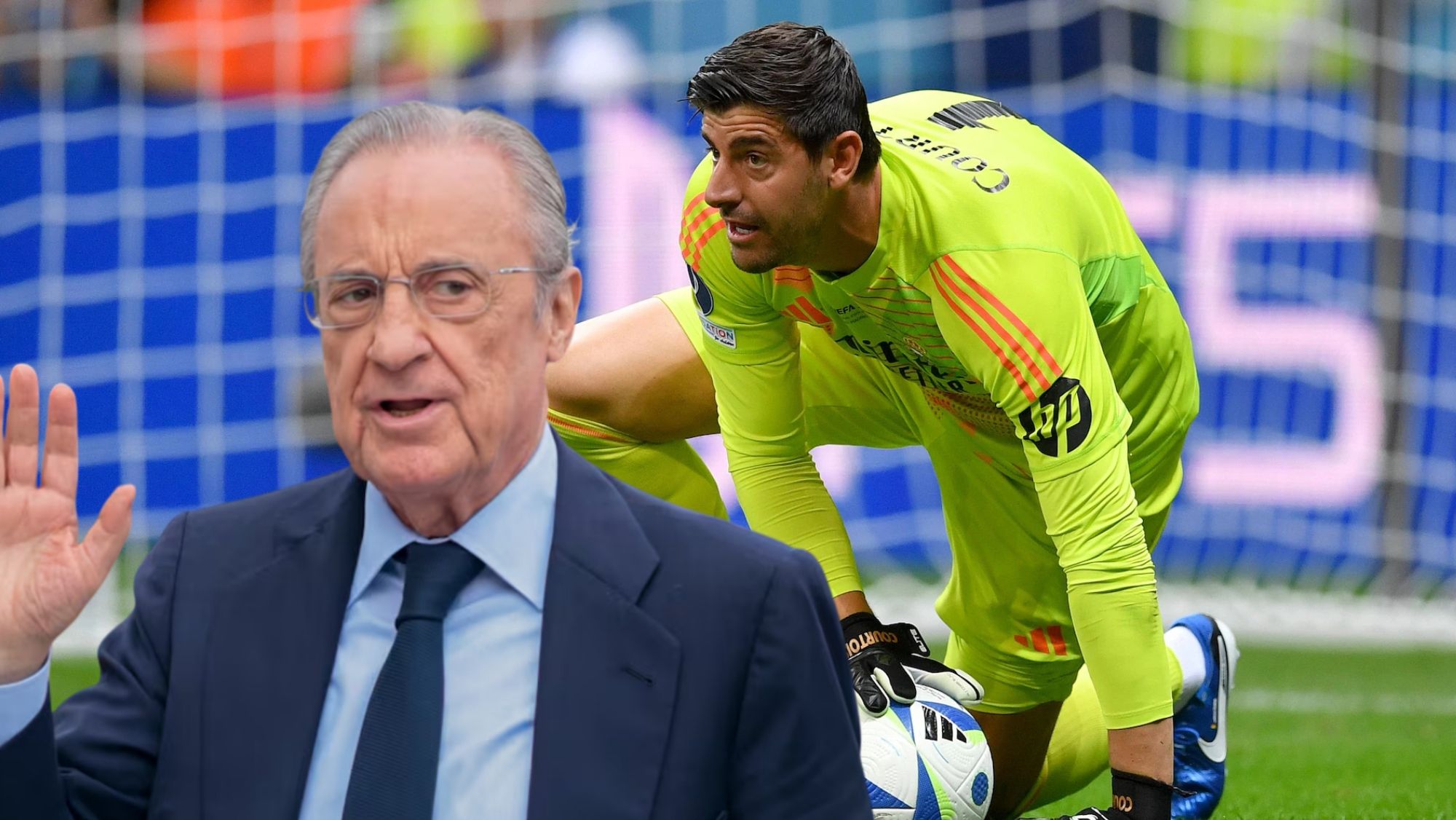 Florentino Pérez, a punto de cerrar una operación con Thibaut Courtois.