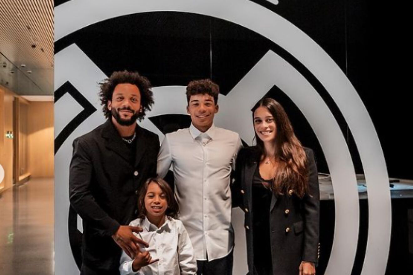 Enzo, el hijo de Marcelo, salió a defender al Real Madrid