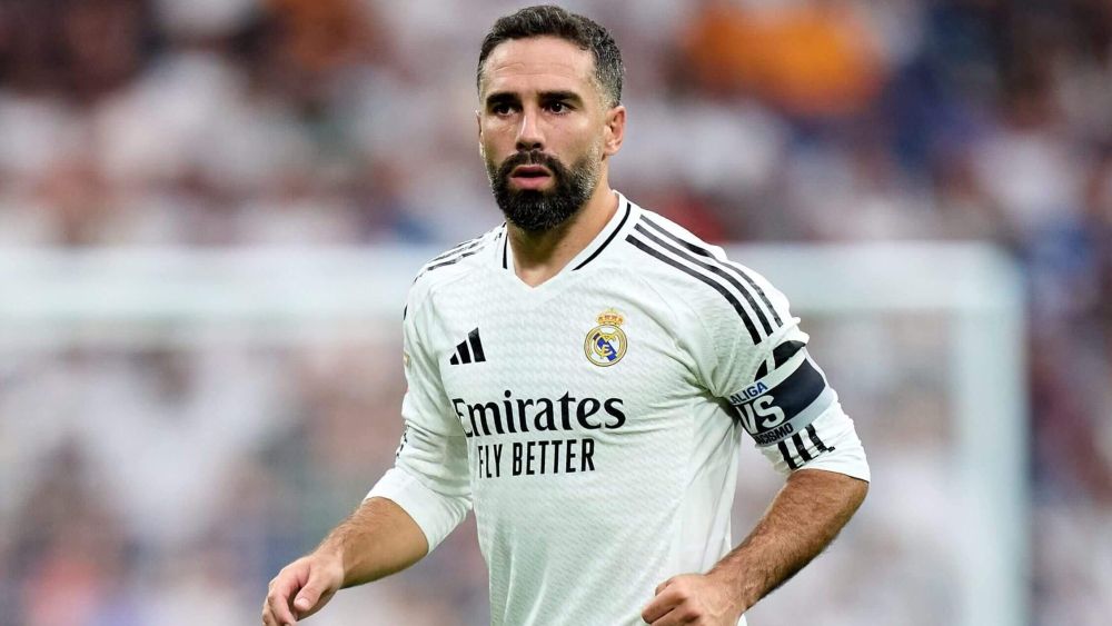 Dani Carvajal en pleno partido