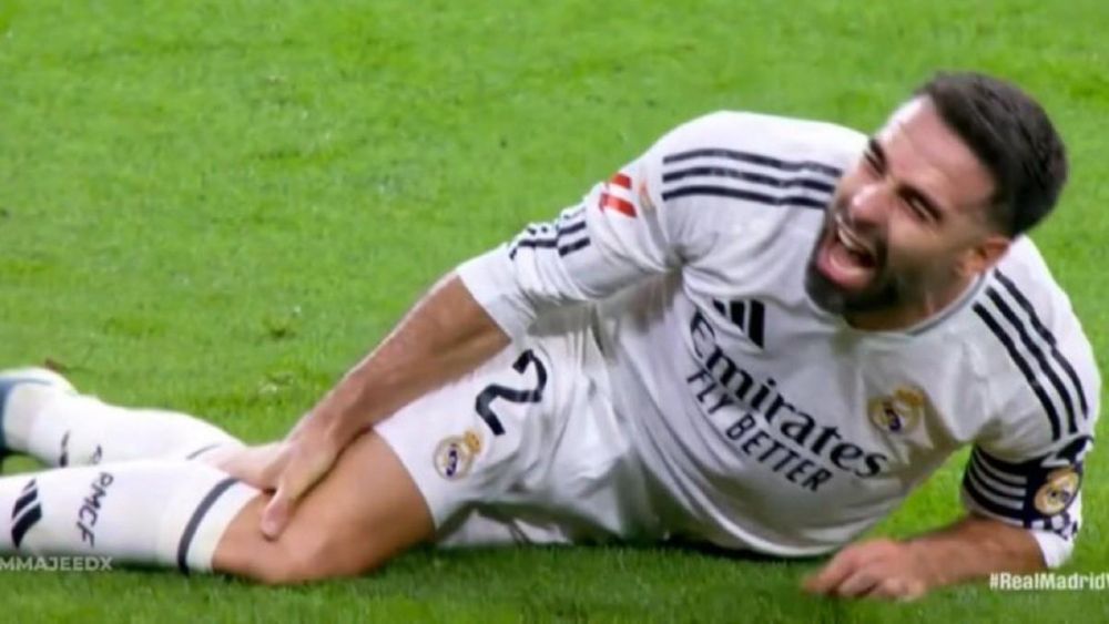 Momento de la lesión de Dani Carvajal