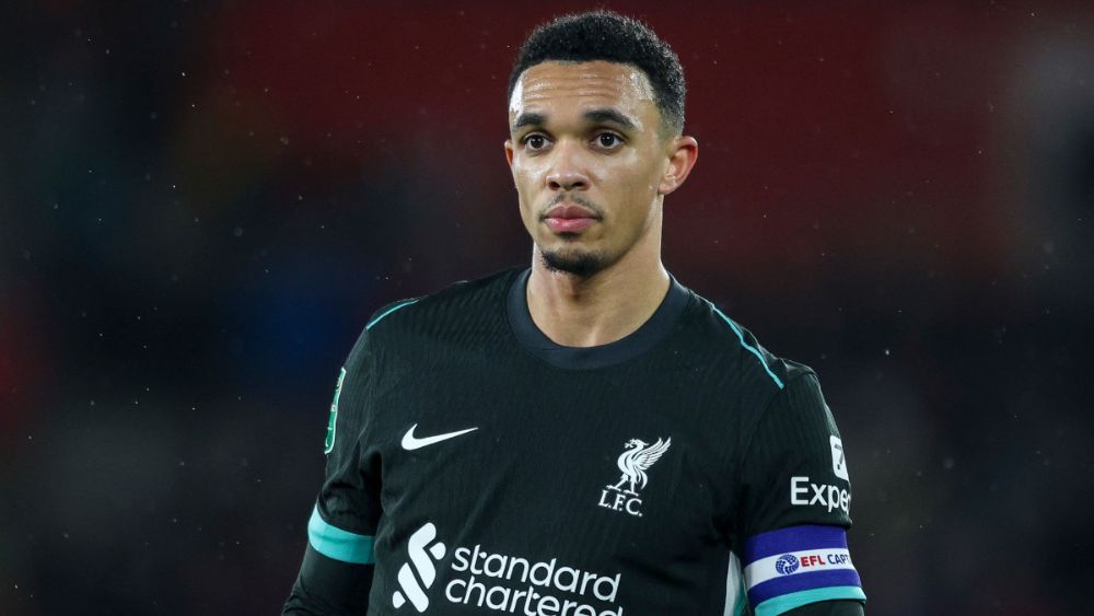 Trent Alexander-Arnold, en un partido reciente con el Liverpool.