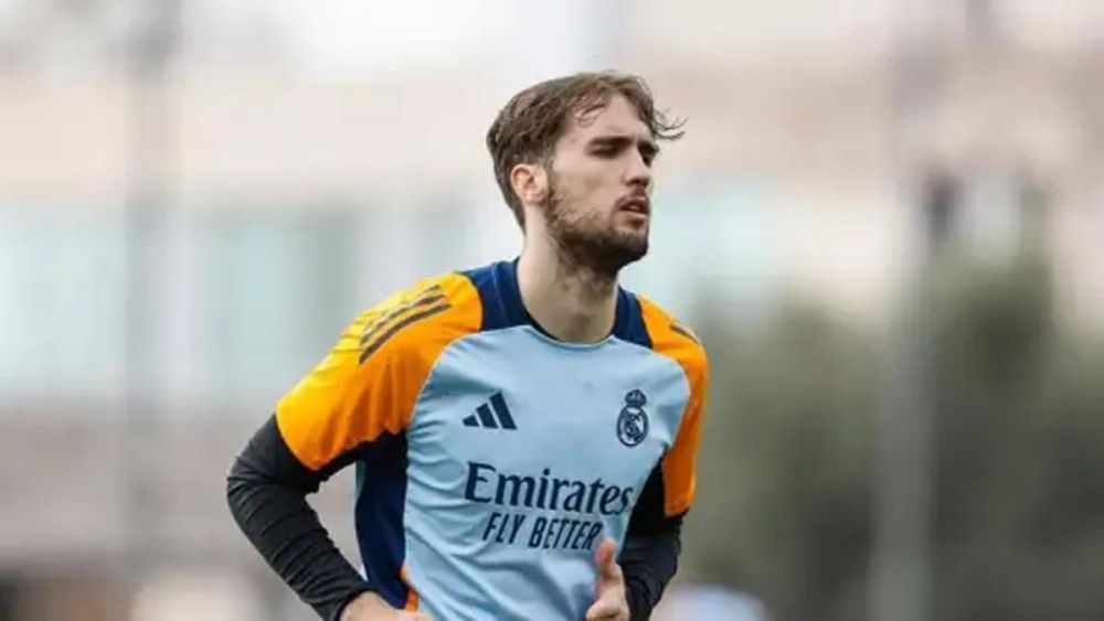 Pablo Ramón con el Real Madrid