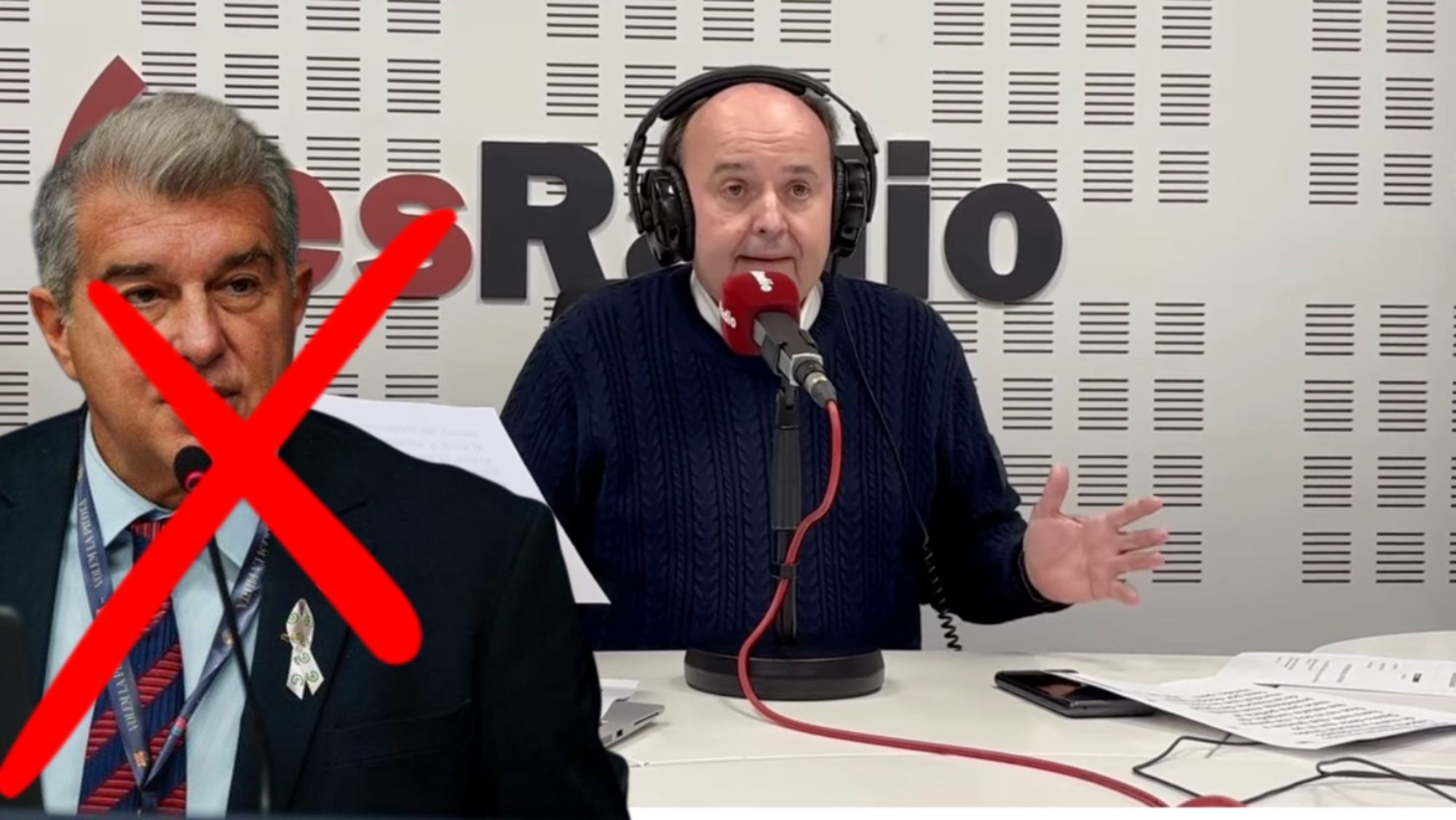 Juanma Rodríguez ha arremetido, con una buena base de argumentos, contra Joan Laporta, del que ha recordado que es responsable de los pagos del Barcelona a Negreira.