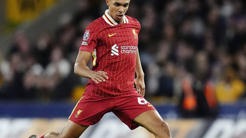 Alexander-Arnold durante un partido con el Liverpool. 