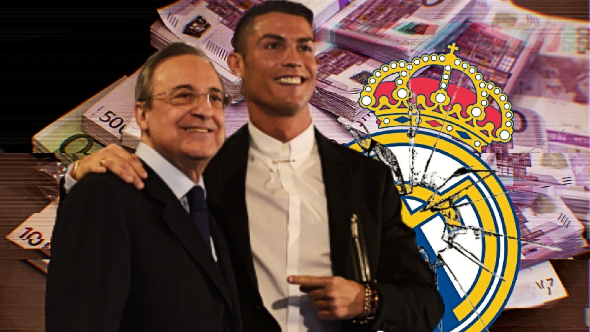 Cristiano Ronaldo y Florentino Pérez