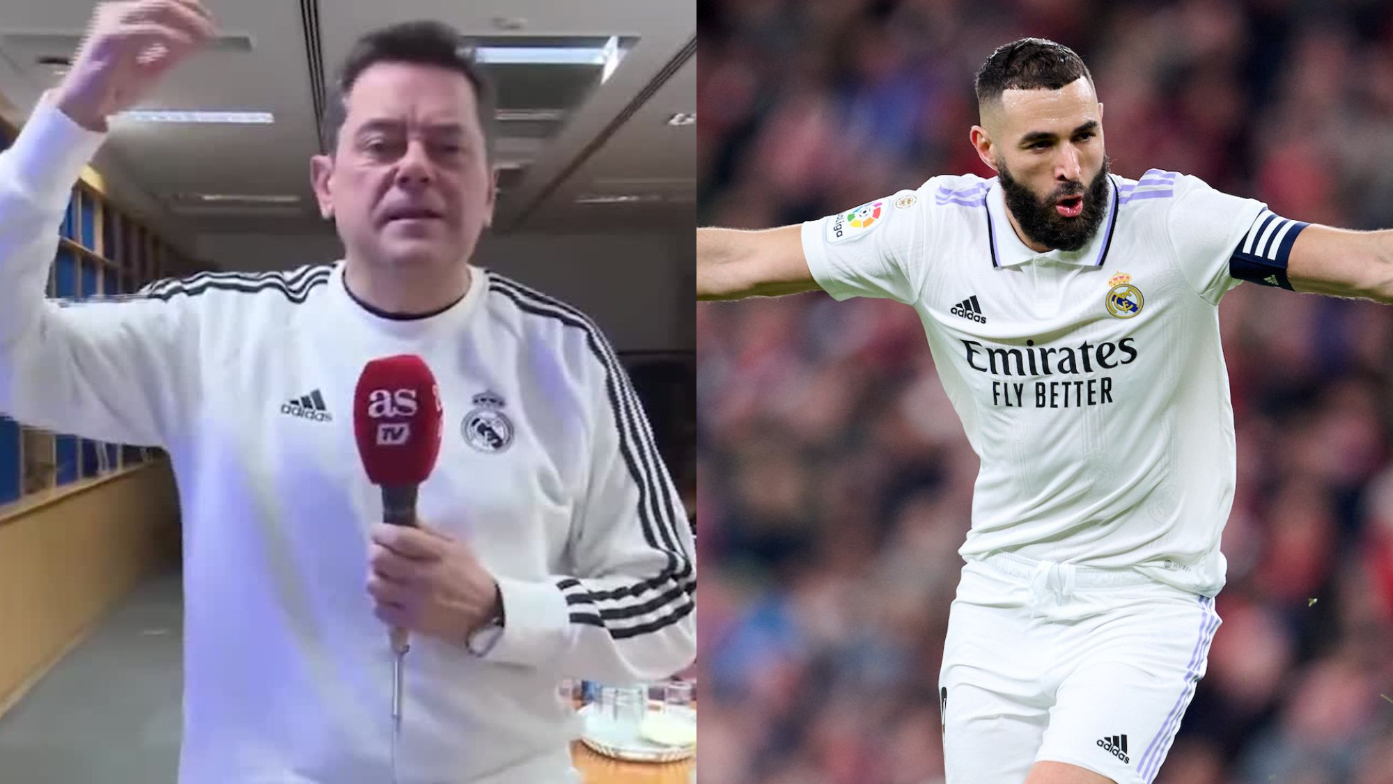 Roncero alucina con el golazo de Benzema al Athletic: "Cuando te meten un gol así..."